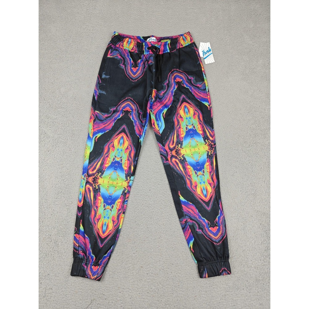 Fresh Prints Of Bel-Air Jogger Sweatpants Mens Medium Multi Tie Dye Fresh Prince